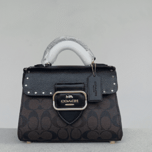 Coach Morgan Top handle Modern Retro Handbag - Black 82114 | Sandra Bags