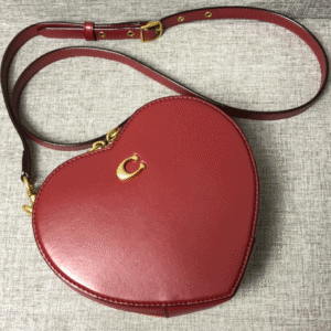 Coach Heart Shape Crossbody Bag - Burgundy 72480 | Sandra Bags