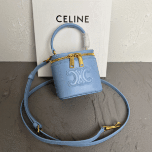 Celin E Mini Vanity Case - Blue 21450 | Sandra Bags
