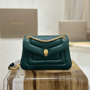 Bulgari Serpenti Reverse Small Shoulder Bag - Green 53440 | Sandra Bags