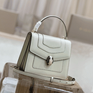 Bulgari Serpenti Forever Wrist Accordion Bag - White 77704 | Sandra Bags