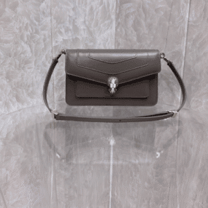 Bulgari Serpenti Forever East-West Small Shoulder Bag - Gray 70801 | Sandra Bags
