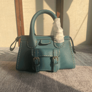Chloe Edith Buffalo Leather Mini Handbag - Green 45992 | Sandra Bags