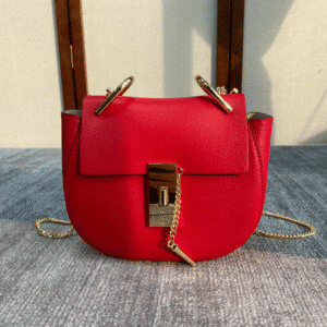 Chloe Mini Drew Piggy Bag - Red 87818 | Sandra Bags