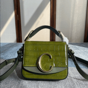Chloe C Bag Crossbody Bag - Green 14764 | Sandra Bags