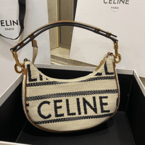 Celine Towel Armpit Crescent Bag - Black 45277 | Sandra Bags