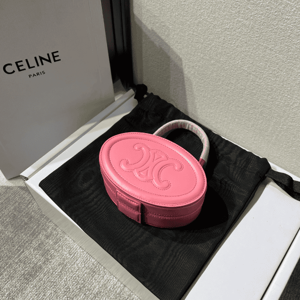 Celine Portable Mooncake Bag - Pink 20056 | Sandra Bags