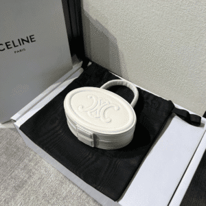 Celine Portable Mooncake Bag - White 33558 | Sandra Bags