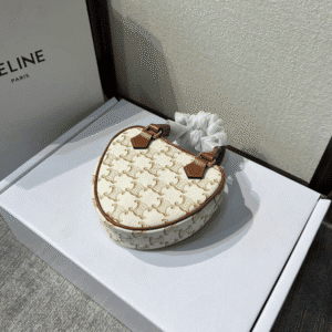 Celine New Year Capsule Series Heart-Shaped Handbag - White 54317 | Sandra Bags
