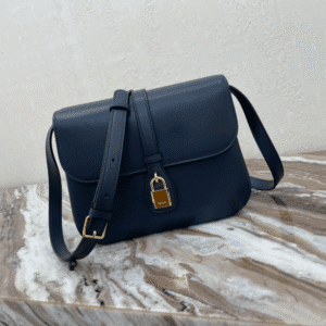 Celine Tabou Medium Smooth Cow Leather Handbag - Blue 41709 | Sandra Bags
