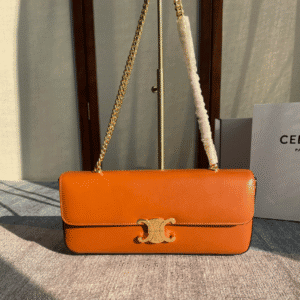 Celine Chain Armpit Bag - Orange 86239 | Sandra Bags