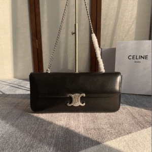 Celine Chain Armpit Bag - Black 33288 | Sandra Bags