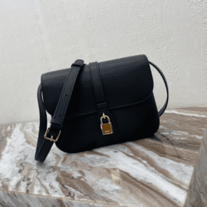 Celine Tabou Medium Smooth Cow Leather Handbag - Black 76328 | Sandra Bags