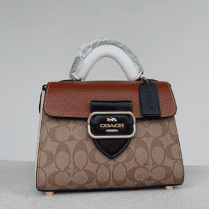 Coach Morgan Top handle Modern Retro Handbag - Brown 69543 | Sandra Bags