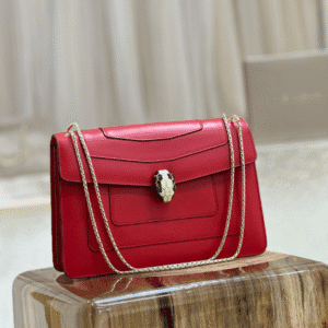 Bulgari Serpenti Forever Flip Handbag - Red 82599 | Sandra Bags