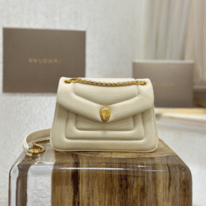Bulgari Serpenti Reverse Small Shoulder Bag - Off White 17359 | Sandra Bags