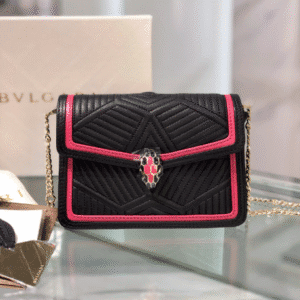 Bulgari Serpenti Forever Snake-Shaped Handbag - Black 31388 | Sandra Bags