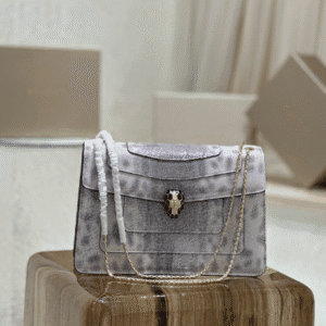 Bulgari Water Snake Skin Snake Head Bag 64521 | Sandra Bags