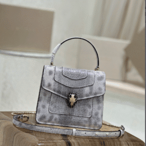 Bulgari Water Snake Skin Snake Head Bag 62110 | Sandra Bags