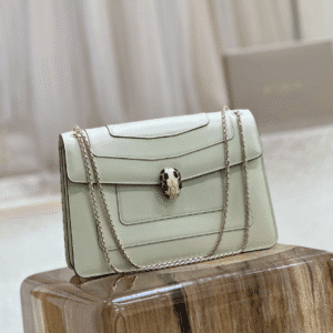 Bulgari Serpenti Forever Flip Handbag - White 65867 | Sandra Bags