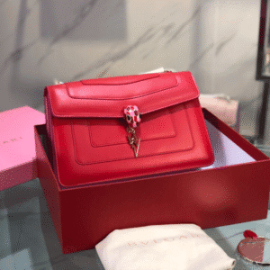 Bulgari Serpenti Forever Crossbody Bag - Red 71538 | Sandra Bags