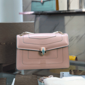 Bulgari Double-layer Snake Head Bag - Pink 77252 | Sandra Bags