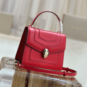 Bulgari Serpenti Forever Wrist Accordion Bag - Red 93005 | Sandra Bags