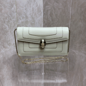 Bulgari Chain Small Bag - White 97028 | Sandra Bags