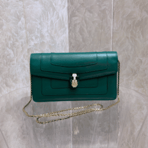 Bulgari Chain Small Bag - Green 83477 | Sandra Bags