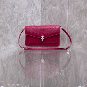 Bulgari Serpenti Forever East-West Small Shoulder Bag - Shocking Pink 66614 | Sandra Bags