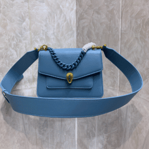 Bulgari Maxi Chain Small Lambskin Crossbody Bag 68589 | Sandra Bags