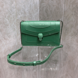 Bulgari Single Layer Single Chain Handbag – Green 24698 | Sandra Bags