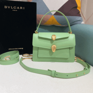 Bulgari Enamel Snake Eyes WangxBvlgar Handbag - Green 84172 | Sandra Bags