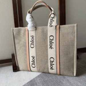 Chloe Woody Large Tote Bag - Cream 88162 | Sandra Bags
