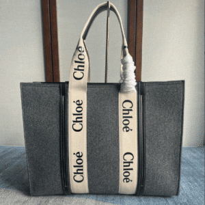 Chloe Woody Large Tote Bag - Gray 43881 | Sandra Bags