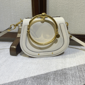 Chloe Small Nile Bracelet Minaudiere Handbag - Brown 57466 | Sandra Bags