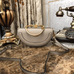 Chleo Large Ring Design Nile Handbag - Gray 64844 | Sandra Bags