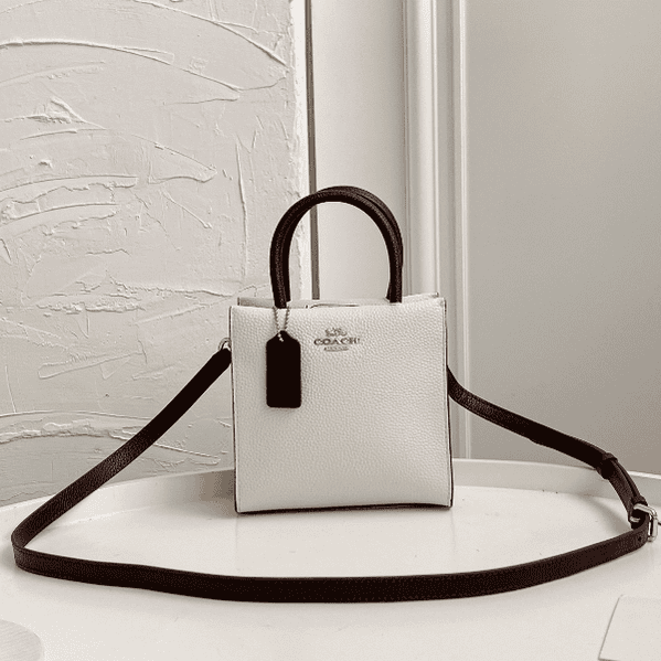 Coach Cally Mini Tote Music Bag - White 80438 | Sandra Bags