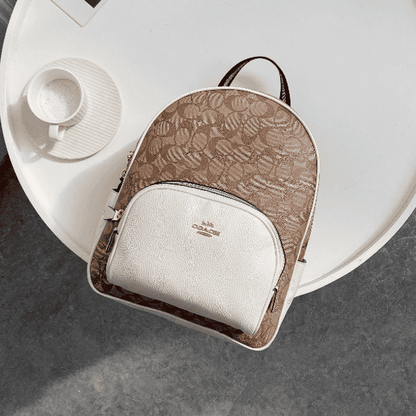 Coach Court Medium Women's Backpack - White 10130 | Sandra Bags