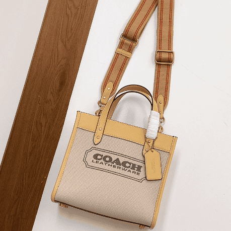 Coach Canvas Field Tote Bag - Cream 61958 | Sandra Bags