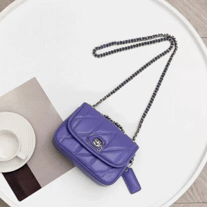 Coach Pillow Madison First-layer Armpit Crossbody Women's Bag - Purple 59134 | Sandra Bags