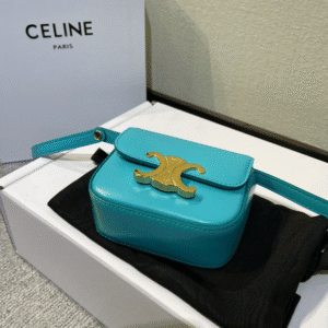 Celine 2022 New Mini Headphone Bag - Sea Green 27893 | Sandra Bags