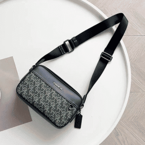 Coach C’s March Monogram Camera Bag - Gray 39326 | Sandra Bags