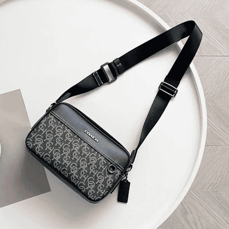 Coach C’s March Monogram Camera Bag - Gray 39326 | Sandra Bags