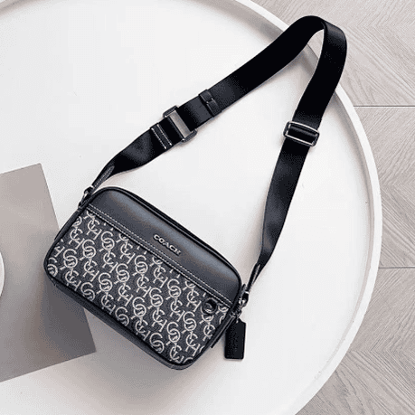 Coach C’s March Monogram Camera Bag - Blue 26248 | Sandra Bags