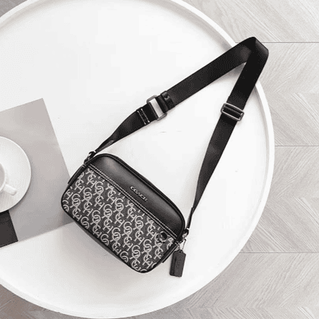 Coach C’s March Monogram Camera Bag - Black 93260 | Sandra Bags