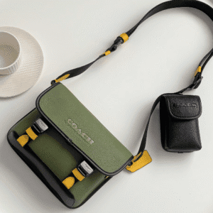 Coach League Men's Flip Coin Two-in-one Crossbody Bag - Green 92838 | Sandra Bags