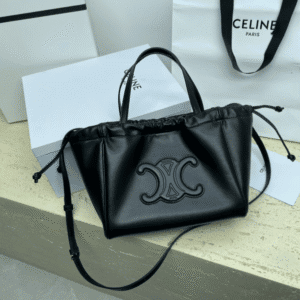 Celine Cabas Triomphe Mini Shopping Bag - Black 30735 | Sandra Bags