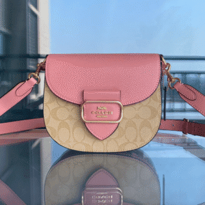 Coach Ole Women’s Classic Logo Canvas Kleo Shoulder Bag - Pink 91649 | Sandra Bags