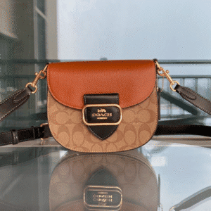 Coach Ole Women’s Classic Logo Canvas Kleo Shoulder Bag - Orange 93993 | Sandra Bags